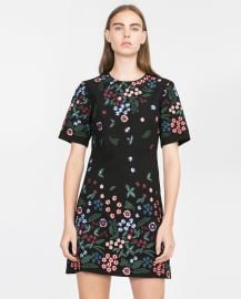 Flower Embroidered Dress by Zara at Zara